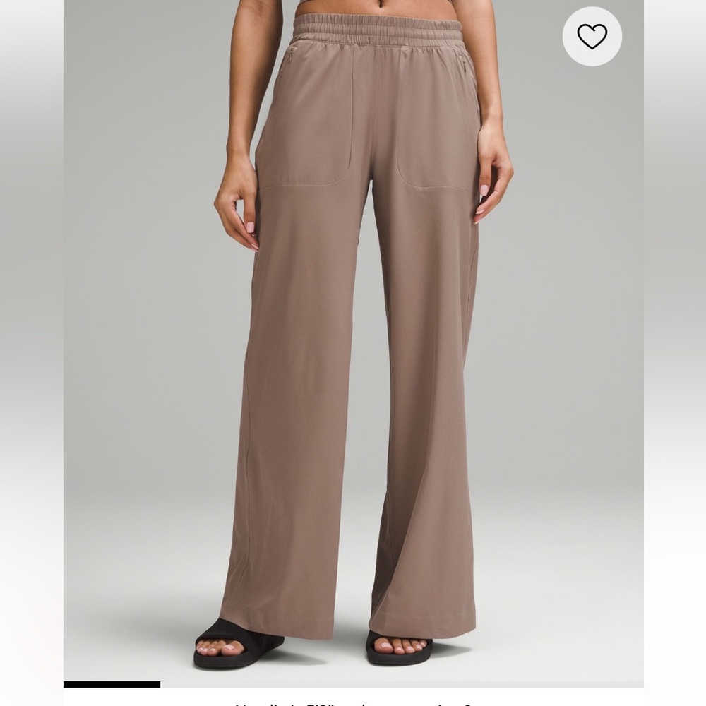 Lulu Tan Wide-Leg Pants